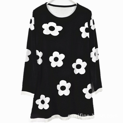 2013秋冬新品寬松撞色大花朵雙層面料中長款毛衣裙 - 2013秋冬新品寬松撞色大花朵雙層面料中長款毛衣裙廠家 - 2013秋冬新品寬松撞色大花朵雙層面料中長款毛衣裙價格 - 蘇州工業(yè)園區(qū)貴都大廈滿庭樂飾品店新城分店 - 